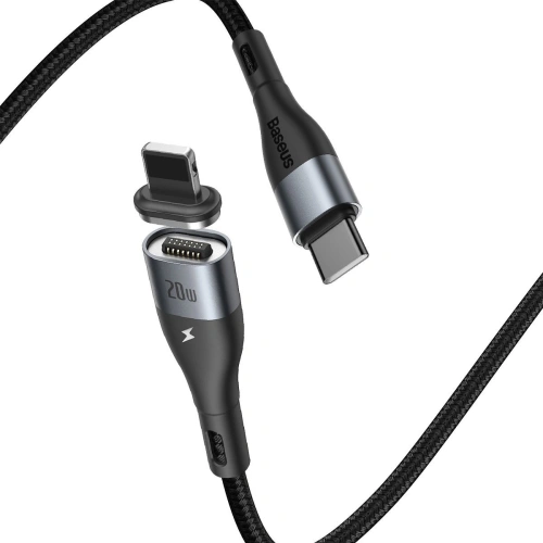 Kup Kabel magnetický USB-C - Lightning Baseus Zinc 20W 1m (černý) - BSU2006BLK - {ean13} - Sklep Home Screen