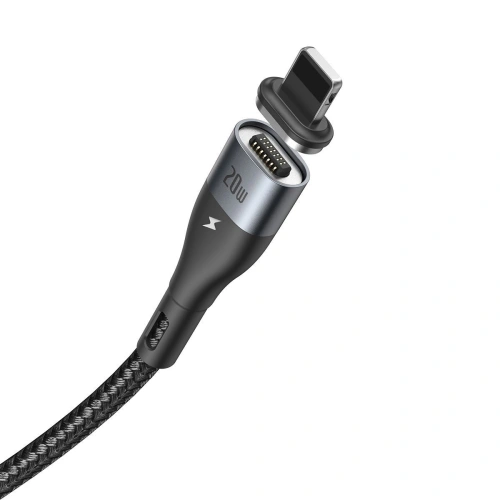 Kup Kabel magnetický USB-C - Lightning Baseus Zinc 20W 1m (černý) - BSU2006BLK - {ean13} - Sklep Home Screen