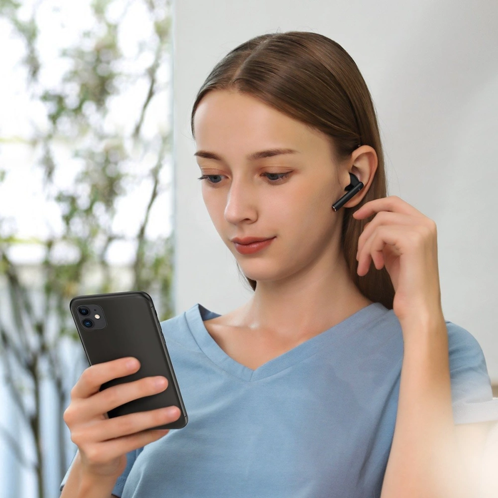 Słuchawki TWS Baseus Encok W05, Bluetooth 5.0 (czarne)