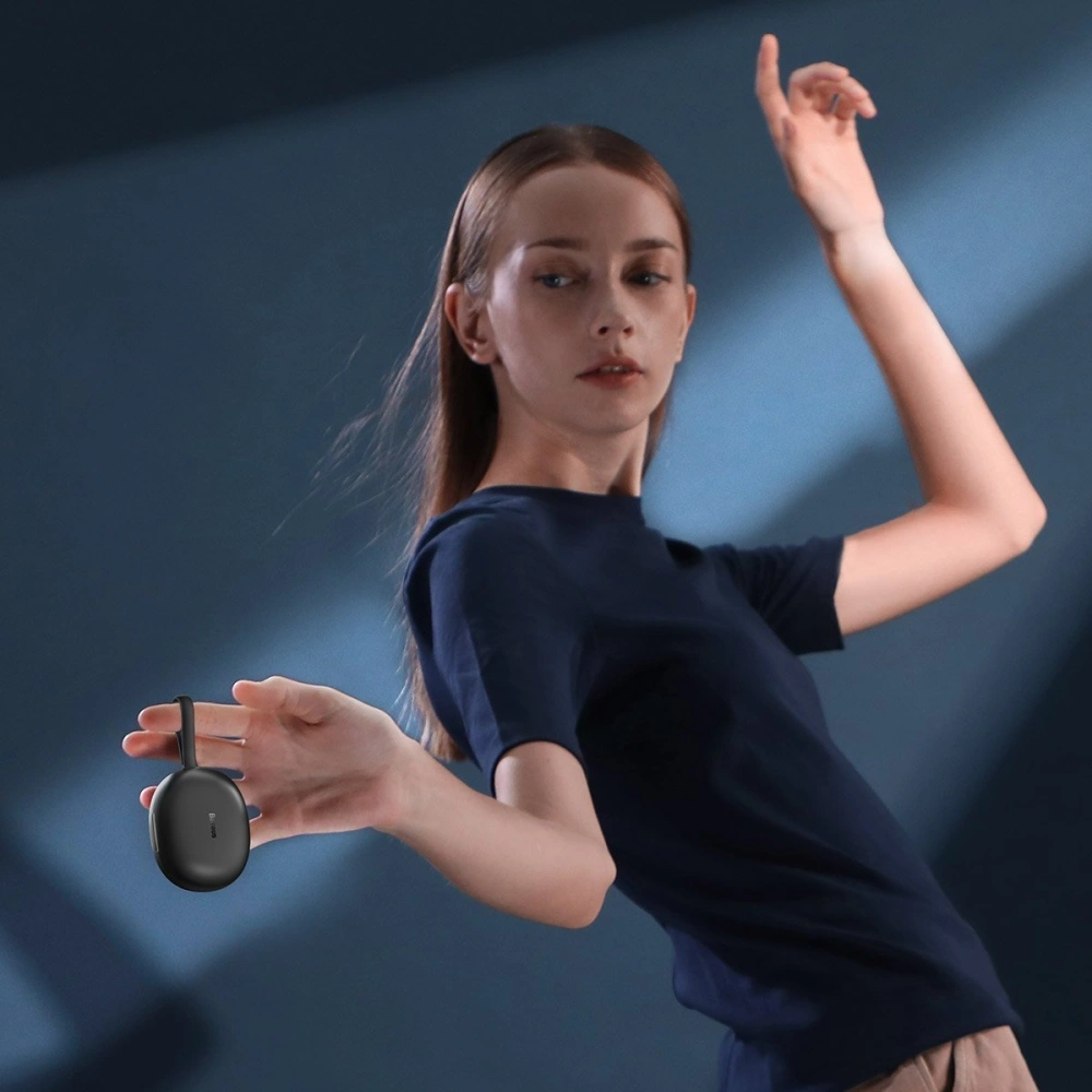 Słuchawki TWS Baseus Encok W05, Bluetooth 5.0 (czarne)