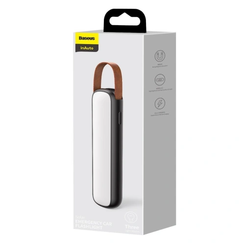 Kup Solarna lampka Baseus Emergency Car Flashlight (czarna) - BSU2009BLK - {ean13} - Sklep Home Screen