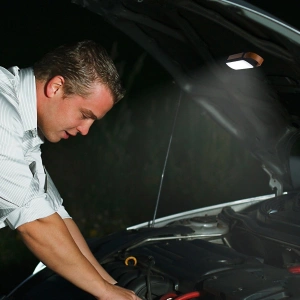 Solární lampička Baseus Nouzová automobilová svítilna (černá)