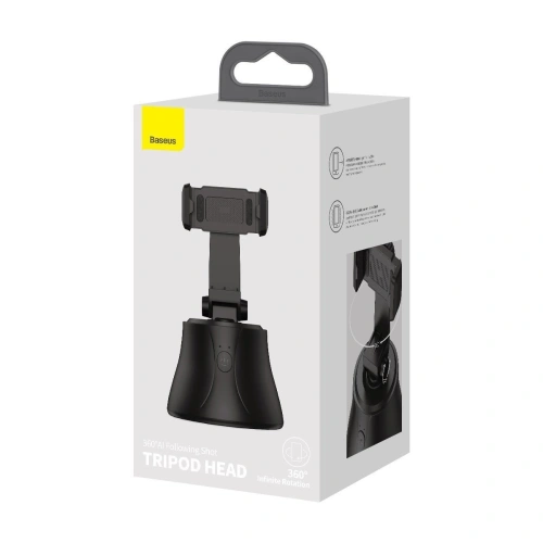 Kup Stativ rotativ Baseus 360°AI Following Shot (negru) - BSU2010BLK - {ean13} - Sklep Home Screen