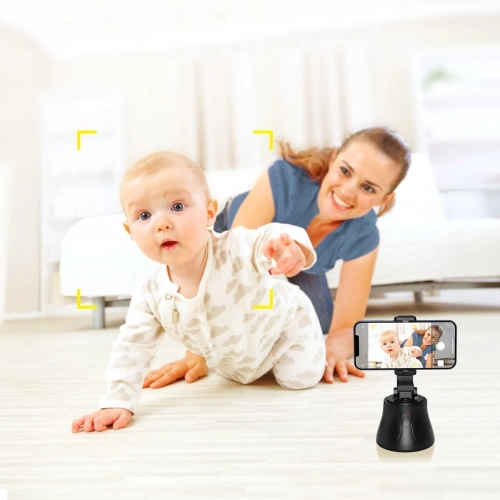Buy Baseus 360°AI Following Shot Tripod Head (black) - BSU2010BLK - {ean13} - Home Screen Store Europe