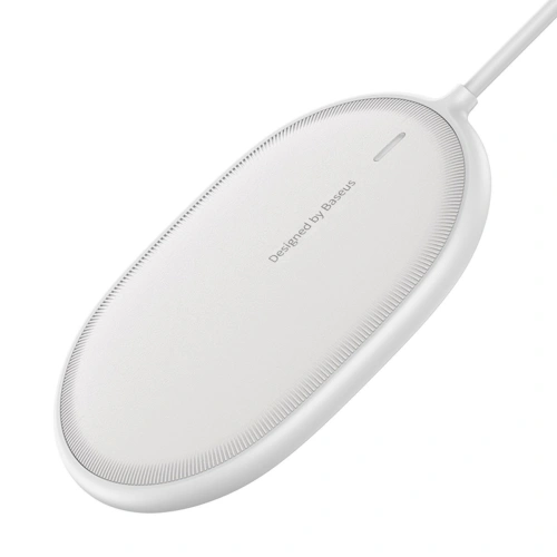 Buy Baseus Light wireless induction charger for iPhone 12, 15W (white) - BSU2012WHT - {ean13} - Home Screen Store Europe