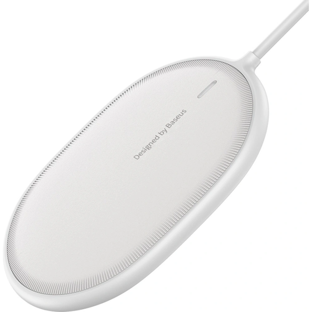 Bezprzewodowa ładowarka indukcyjna Baseus Light do iPhone 12, 15W  (biała)