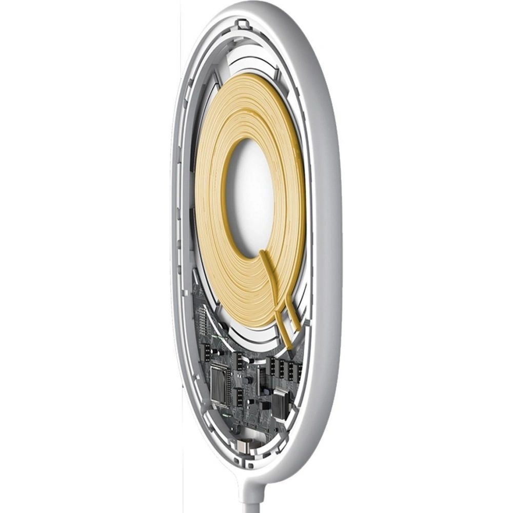 Bezprzewodowa ładowarka indukcyjna Baseus Light do iPhone 12, 15W  (biała)