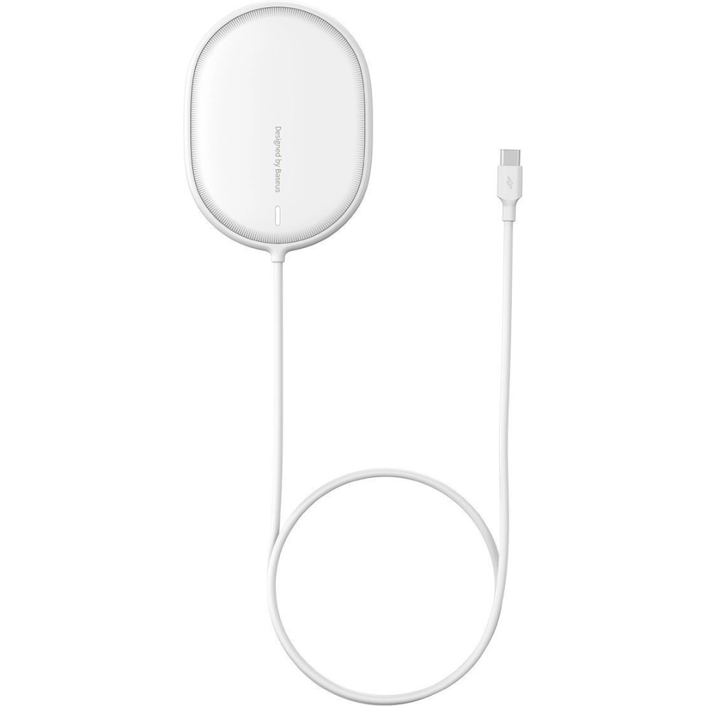 Bezprzewodowa ładowarka indukcyjna Baseus Light do iPhone 12, 15W  (biała)