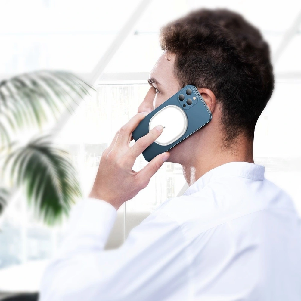 Bezprzewodowa ładowarka indukcyjna Baseus Light do iPhone 12, 15W  (biała)