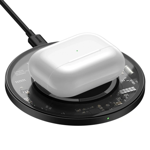 Buy Baseus Simple 15W wireless induction charger with magnet (transparent) - BSU2013CL - {ean13} - Home Screen Store Europe