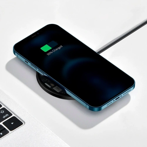 Buy Baseus Simple 15W wireless induction charger with magnet (transparent) - BSU2013CL - {ean13} - Home Screen Store Europe