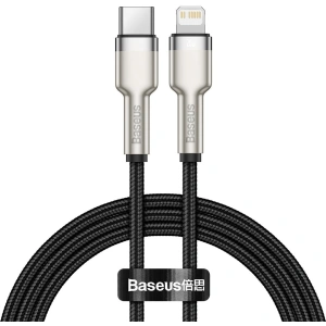 Buy USB-C cable for Lightning Baseus Cafule, PD, 20W, 1m (black) - BSU2015BLK - {ean13} - Home Screen Store Europe