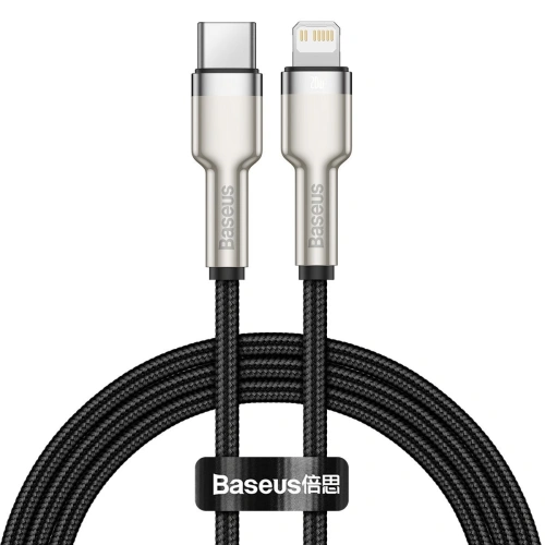 Kup Kabel USB-C do Lightning Baseus Cafule, PD, 20W, 1m (černý) - BSU2015BLK - {ean13} - Sklep Home Screen