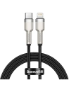 Kabel USB-C do Lightning Baseus Cafule, PD, 20W, 1m (černý)