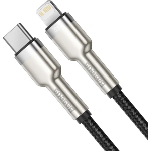 Baseus USB-C zu Lightning Kabel Cafule, PD, 20W, 1m (schwarz)
