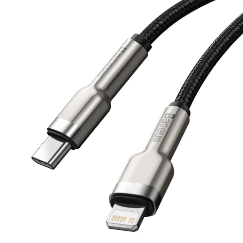Kup Kabel USB-C do Lightning Baseus Cafule, PD, 20W, 1m (černý) - BSU2015BLK - {ean13} - Sklep Home Screen