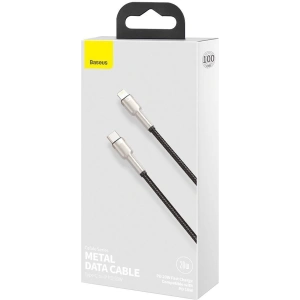 Baseus USB-C zu Lightning Kabel Cafule, PD, 20W, 1m (schwarz)