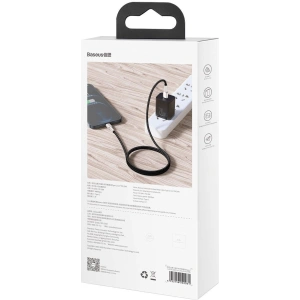 Baseus USB-C zu Lightning Kabel Cafule, PD, 20W, 1m (schwarz)