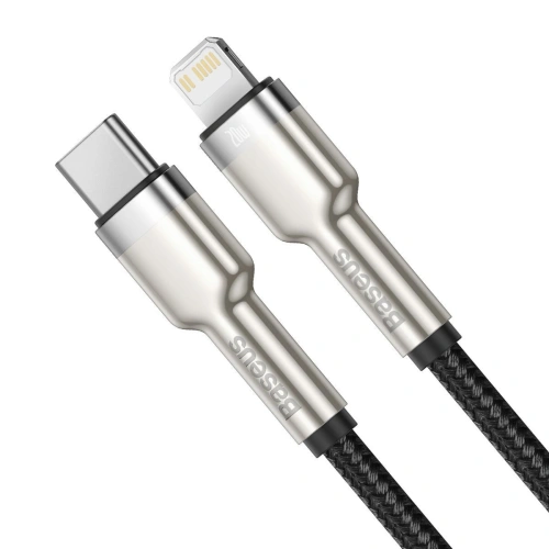 Kup Cablul USB-C la Lightning Baseus Cafule, PD, 20W, 2m (negru) - BSU2016BLK - {ean13} - Sklep Home Screen