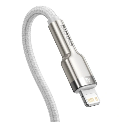 Kup Kabel USB-C la Lightning Baseus Cafule, PD, 20W, 2m (alb) - BSU2017WHT - {ean13} - Sklep Home Screen