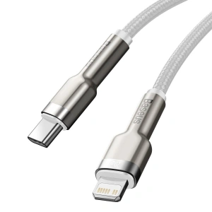 Baseus USB-C zu Lightning Kabel Cafule, PD, 20W, 2m (weiß)
