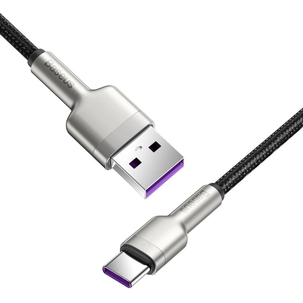 Kabel USB do USB-C Baseus Cafule, 40W, 1m (czarny)