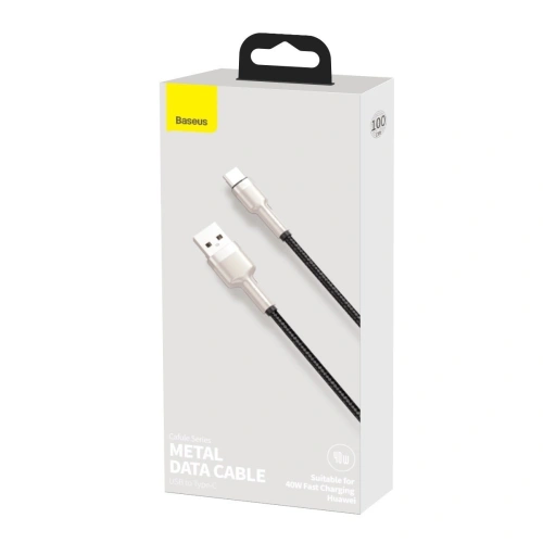 Kup Kabel USB do USB-C Baseus Cafule, 40W, 1m (černý) - BSU2018BLK - {ean13} - Sklep Home Screen