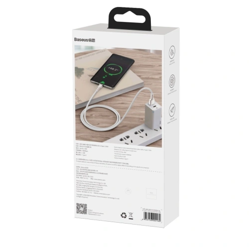 Kup Baseus USB zu USB-C Kabel Cafule, 40W, 1m (weiß) - BSU2019WHT - {ean13} - Sklep Home Screen