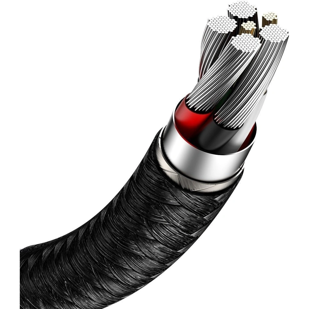 Kabel USB do USB-C Baseus Cafule, 40W, 2m (czarny)