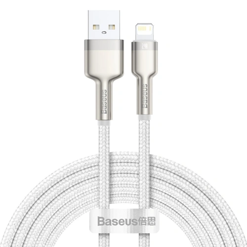 Kup Baseus USB zu Lightning Kabel Cafule, 2.4A, 2m (weiß) - BSU2024WHT - {ean13} - Sklep Home Screen