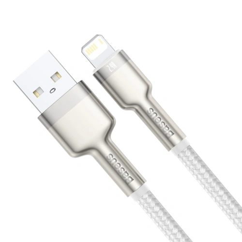 Kup Baseus USB zu Lightning Kabel Cafule, 2.4A, 2m (weiß) - BSU2024WHT - {ean13} - Sklep Home Screen