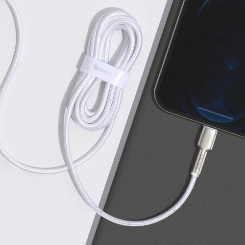 Kup Cablul USB la Lightning Baseus Cafule, 2.4A, 2m (alb) - BSU2024WHT - {ean13} - Sklep Home Screen