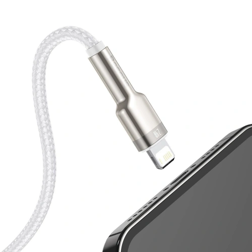 Kup Baseus USB zu Lightning Kabel Cafule, 2.4A, 2m (weiß) - BSU2024WHT - {ean13} - Sklep Home Screen