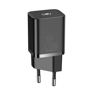 Buy Baseus Super Si Quick Charger 1C 20W (black) - BSU2025BLK - {ean13} - Home Screen Store Europe