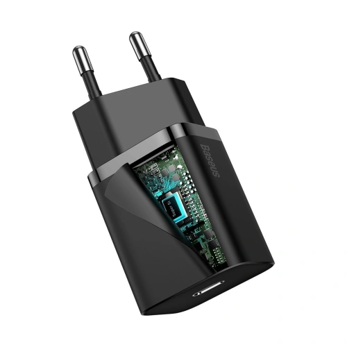 Buy Baseus Super Si Quick Charger 1C 20W (black) - BSU2025BLK - {ean13} - Home Screen Store Europe