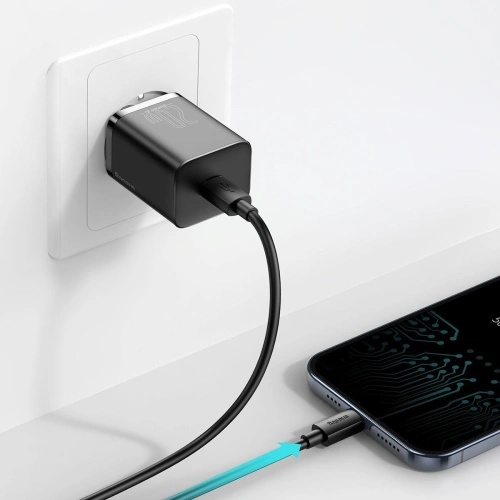 Buy Baseus Super Si Quick Charger 1C 20W (black) - BSU2025BLK - {ean13} - Home Screen Store Europe