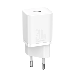 Buy Baseus Super Si Quick Charger 1C 20W (white) - BSU2026WHT - {ean13} - Home Screen Store Europe