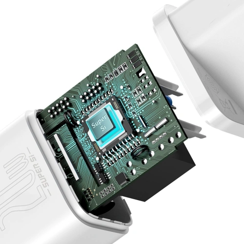Kup Încărcător de rețea Baseus Super Si Quick Charger 1C 20W (alb) - BSU2026WHT - {ean13} - Sklep Home Screen
