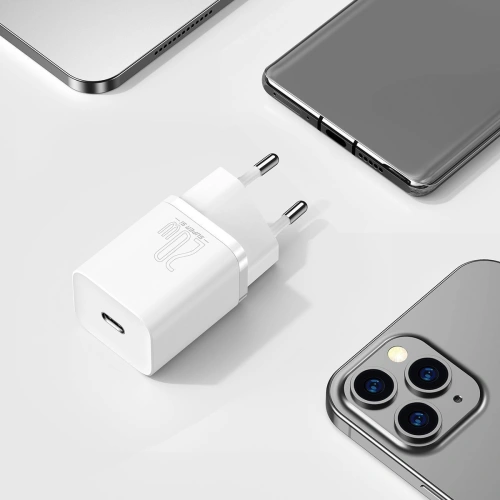 Kup Încărcător de rețea Baseus Super Si Quick Charger 1C 20W (alb) - BSU2026WHT - {ean13} - Sklep Home Screen