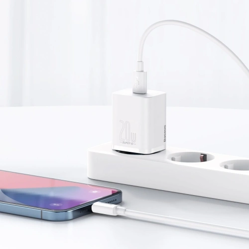 Kup Încărcător de rețea Baseus Super Si Quick Charger 1C 20W (alb) - BSU2026WHT - {ean13} - Sklep Home Screen