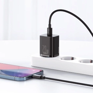 Kup Ładowarka sieciowa Baseus Super Si Quick Charger 1C 20W z przewodem USB-C do Lightning 1m (czarna) - BSU2027BLK - {ean13} - Sklep Home Screen