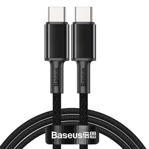 Kup Cablul USB-C la USB-C Baseus Împletit de Înaltă Densitate, 100W, 1m (negru) - BSU2028BLK - {ean13} - Sklep Home Screen
