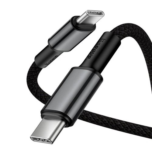 Kup Cablul USB-C la USB-C Baseus Împletit de Înaltă Densitate, 100W, 1m (negru) - BSU2028BLK - {ean13} - Sklep Home Screen