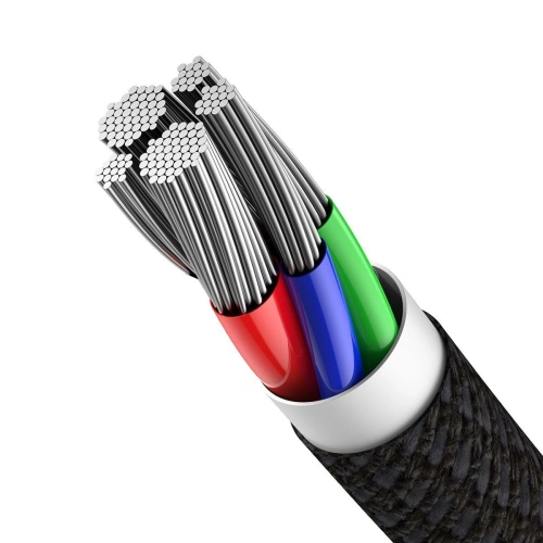 Kup Kabel USB-C do USB-C Baseus High Density Braided, 100W, 1m (černý) - BSU2028BLK - {ean13} - Sklep Home Screen