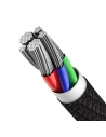 Kup USB-C to USB-C kábel Baseus Magas Sűrűségű Fonott, 100W, 1m (fekete) - BSU2028BLK - {ean13} - Sklep Home Screen
