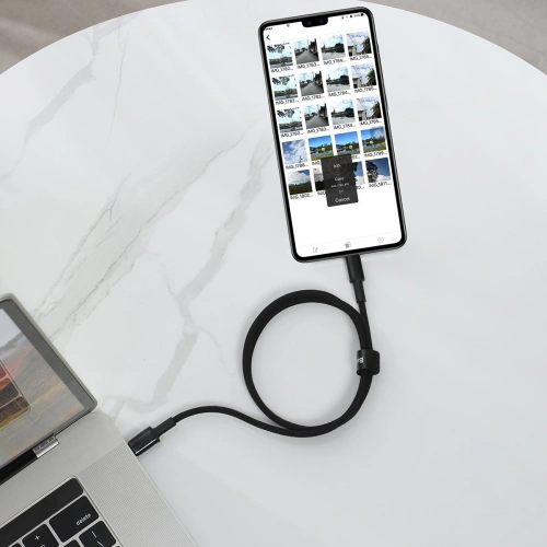 Kup Cablul USB-C la USB-C Baseus Împletit de Înaltă Densitate, 100W, 1m (negru) - BSU2028BLK - {ean13} - Sklep Home Screen
