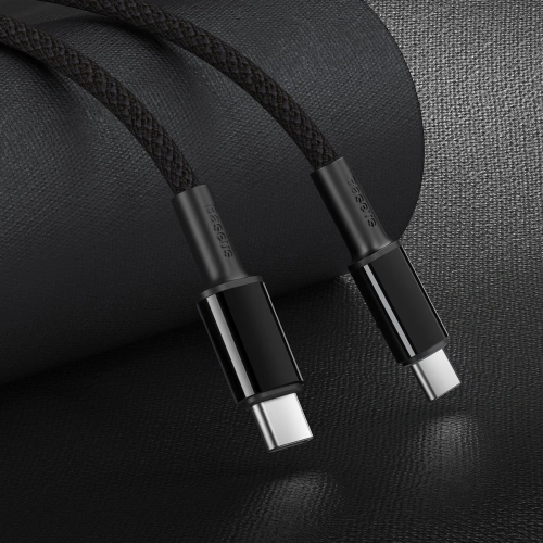 Kup Cablul USB-C la USB-C Baseus Împletit de Înaltă Densitate, 100W, 1m (negru) - BSU2028BLK - {ean13} - Sklep Home Screen