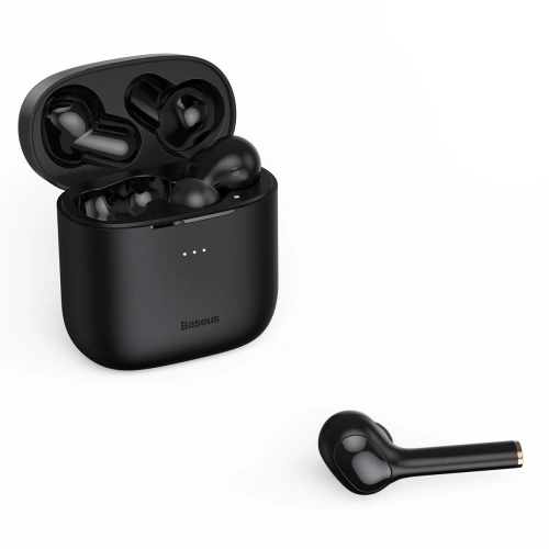 Kup Sluchátka TWS Baseus Encok W06, Bluetooth 5.0, aptX, indukční nabíjení (černé) - BSU2030BLK - {ean13} - Sklep Home Screen