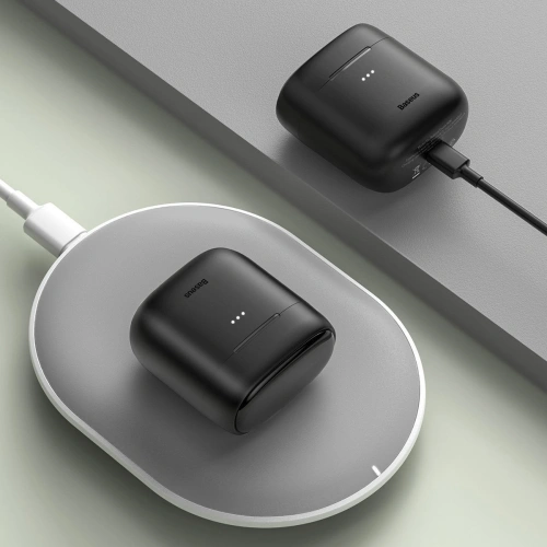 Kup Sluchátka TWS Baseus Encok W06, Bluetooth 5.0, aptX, indukční nabíjení (černé) - BSU2030BLK - {ean13} - Sklep Home Screen