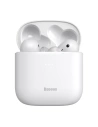 TWS fülhallgató Baseus Encok W06, Bluetooth 5.0, aptX, vezeték nélküli töltés (fehér)